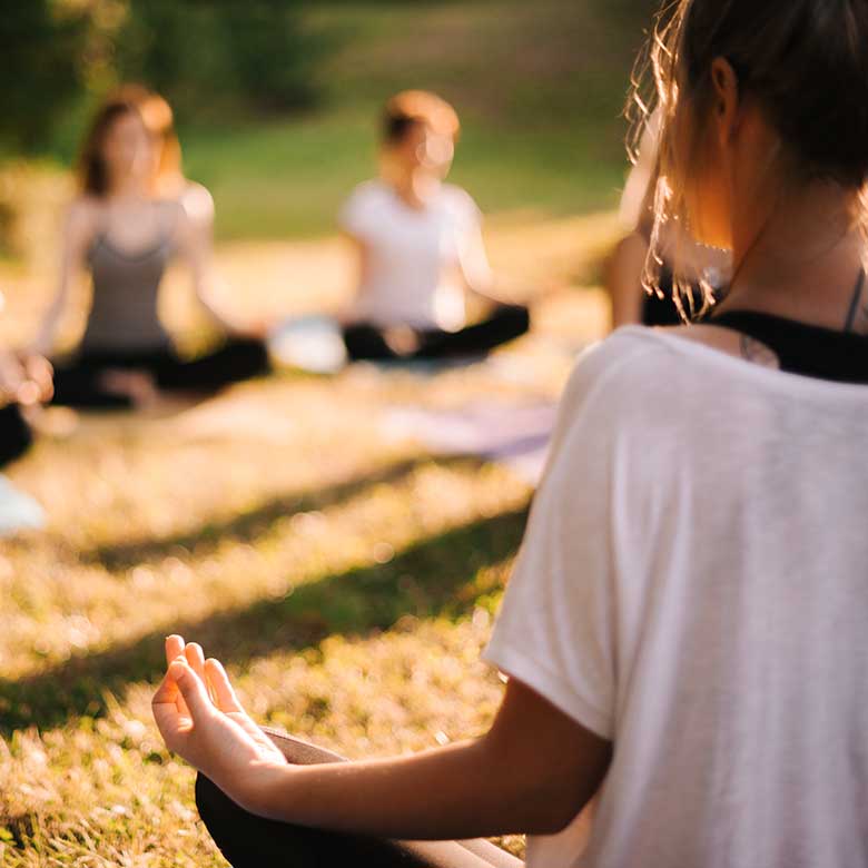 Yoga im Park
